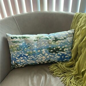 West Elm Indoor Outdoor Pillow size 20 x 11